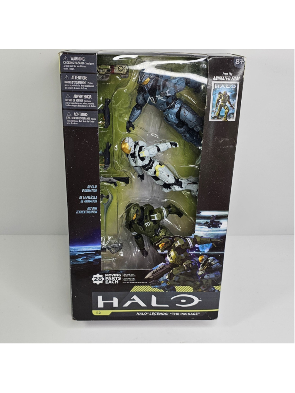 McFarlane Toys Halo Legends: The Package Figure Set Open Box